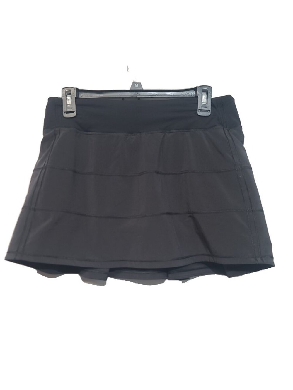 Lululemon Pace Rival Mid-Rise Skirt Skort Size 6 Black EUC Athletic